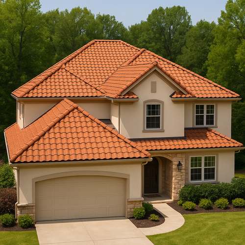 new tile home roof